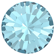 Preciosa&reg MAXIMA Crystal Round Stones, Czech Crystal, Dura Foiling, Round(431 11 615 Chaton), 60010 Aqua Bohemica, SS18(4.2~4.4mm)(Y-PRC-RBSS18-60010)