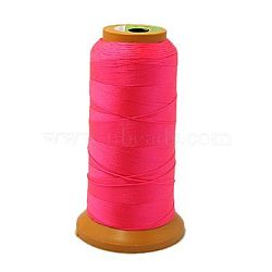Nylon Sewing Thread, Fuchsia, 0.1mm, about 640~680m/roll(NWIR-G004-0.1mm-17)