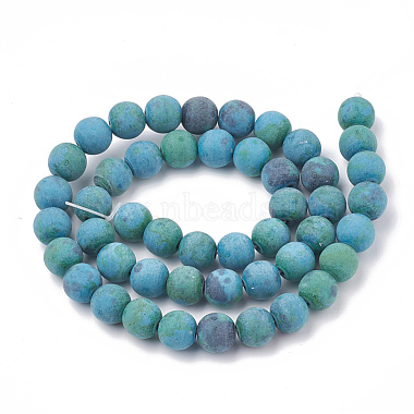 Synthetic Chrysocolla Beads Strands(X-G-T106-194)-3