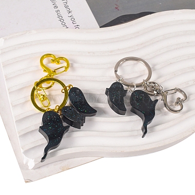 Ghost Pendant Earrings Keychain Halloween Series Pendant Silicone Mold(PW-WG6422D-01)-4