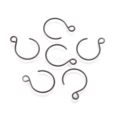 Gunmetal Stainless Steel Earring Hooks