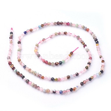 Natural Mixed Gemstone Beads Strands(G-F619-21-3mm)-2