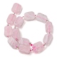 Natural Rose Quartz Beads Strands(G-C098-A15-01)-3