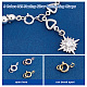 Elite 15Pcs 3 Colors 925 Sterling Silver Spring Ring Clasps(STER-PH0001-23)-4