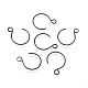304 Stainless Steel Earring Hooks(STAS-O119-10B)-1