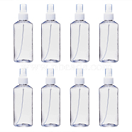 200ml Refillable PET Plastic Spray Bottles, Empty Pump Bottles for Liquid, Clear, 5.3x15.7cm, Capacity: 200ml(6.76 fl. oz)(X-TOOL-Q024-02C-01)