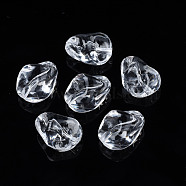 Transparent Acrylic Beads, Teardrop, Clear, 16.5x13.5x10.5mm, Hole: 1.8mm, about 510pcs/500g(TACR-N009-35)