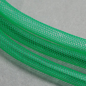 Plastic Net Thread Cord, Green, 10mm, 30Yards