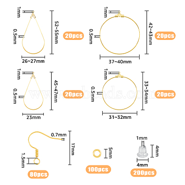 DIY Geometry Earring Making Kit(DIY-DC0001-78)-2
