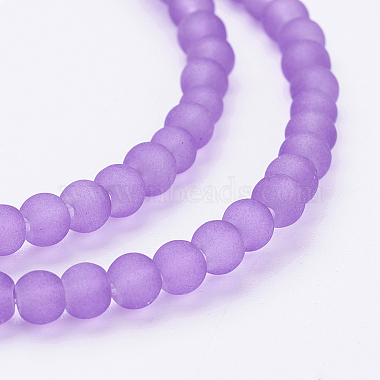 Chapelets de perles en verre transparent(X-GLAA-S031-4mm-32)-3