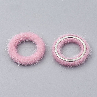 Faux Mink Fur Covered Linking Rings(X-WOVE-N009-07K)-2