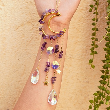 Moon Amethyst Decoration