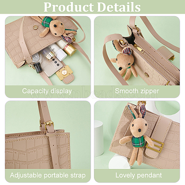 Rabbit DIY Imitation Leather Crossbody Bag Kits(DIY-WH0410-01B)-4