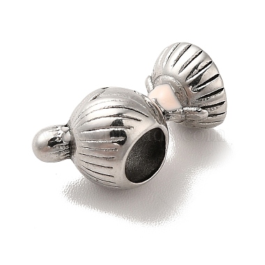 304 Edelstahl Emaille europäischen Perlen(STAS-G308-26AS)-3