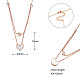 ожерелья shegrace с подвесками из титана и стали(JN984A)-2