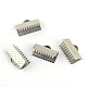 304 Stainless Steel Ribbon Crimp Ends(STAS-S047-060)-1