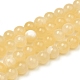 Natural Topaz Jade Beads Strands(G-G829-04-6mm)-1