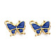 Light Gold Plated Alloy Charms(X-ENAM-T009-03B)-1