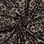 Leopard Print Polyester Fabric, Garment Accessories, for DIY Crafts, Leopard Pattern, 150x0.02cm(DIY-WH0304-479)