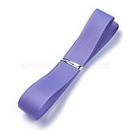 Grosgrain Ribbons, Polyester Ribbons, Purple Series, Medium Slate Blue, 5/8 inch(16mm), about 1yard/strand(0.9144m/strand)(SRIB-L055-16mm-F464)