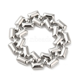 304 Stainless Steel Linking Rings, Flat Round, Stainless Steel Color, 25x2mm, Inner Diameter: 11.5x12.5mm(STAS-A085-06P)