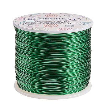 Round Aluminum Wire, Medium Sea Green, 18 Gauge, 1mm, about 492.12 Feet(150m)/roll