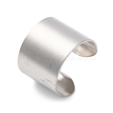 304 Stainless Steel Open Cuff Rings(RJEW-G335-01C)-4