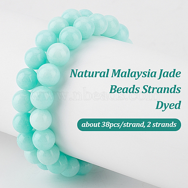 2 Strands Natural Malaysia Jade Beads Strands(G-OC0005-13B)-4