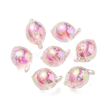 Pink Fish Acrylic Beads