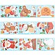 9 Sheets 9 Styles Christmas Themed PVC Static Stickers(STIC-WH0004-07)-1