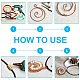 Round Copper Wire for Jewelry Making(CWIR-PH0001-0.3mm-04)-6