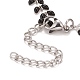 Enamel Wheat Link Chains Bracelet(BJEW-P271-02P-01)-4