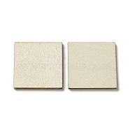 Unfinished Wood Square Slices, Wood Cutouts, for Painting, Pyrography, Blanched Almond, 3x3x0.2cm(WOOD-XCP0001-85)
