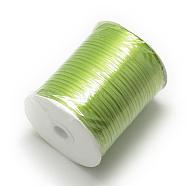 Double Face Satin Ribbon, Polyester Ribbon, Olive Drab, 1/8 inch(3mm), about 880yards/roll(804.672m/roll)(RC3mmY-38)