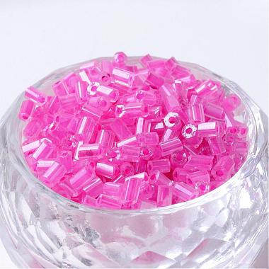 Transparent Two Cut Glass Seed Beads(SEED-Q022-2203)-2