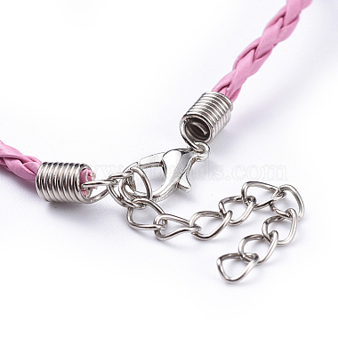 Trendy Braided Imitation Leather Bracelet Making(BJEW-S076-015)-4
