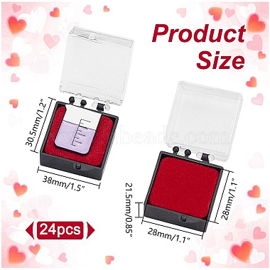 Plastic Box with Flocking Blister(CON-WH0106-11C)-2