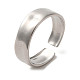 Non-Tarnish 304 Stainless Steel Open Cuff Ring(RJEW-C068-02A-P)-1