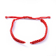 Création de bracelets de corde en nylon tressée(AJEW-M001-11)-2