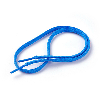 Polyester Cord Shoelace, Dodger Blue, 52~54cm, 6mm