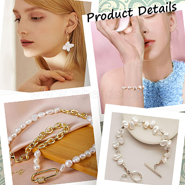 DIY Imitation Pearl Earring Bracelet Making Kit(DIY-SC0022-07)-5