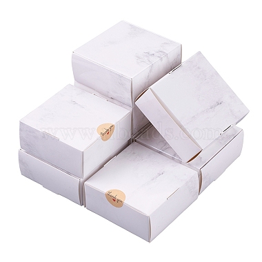 Light Grey Square Paper Gift Boxes