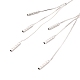 Rhodium Plated 925 Sterling Silver Long Ear Thread(EJEW-P195-04P)-2