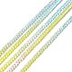 Transparent Gradient Color Glass Beads Strands(GLAA-H021-01A-14)-2