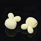 Flocky Acrylic Bunny Beads(OACR-T005-23)-2