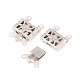 304 Stainless Steel Box Clasps(STAS-G229-02P)-3