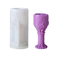 3D Holy Cup DIY Candle Silicone Molds, for Scented Candle Making, Deer, 16.5x8cm, Inner Diameter: 5.5cm(DIY-K064-02B)