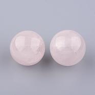 Natural Rose Quartz Decorations, Home Decorations, Round, 33~38mm(G-Q481-78C)