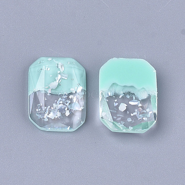 Two Tone Resin Cabochons(X-CRES-T014-06D)-3