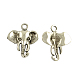 Tibetan Style Alloy Elephant Pendants(TIBEP-1478-AS-LF)-1